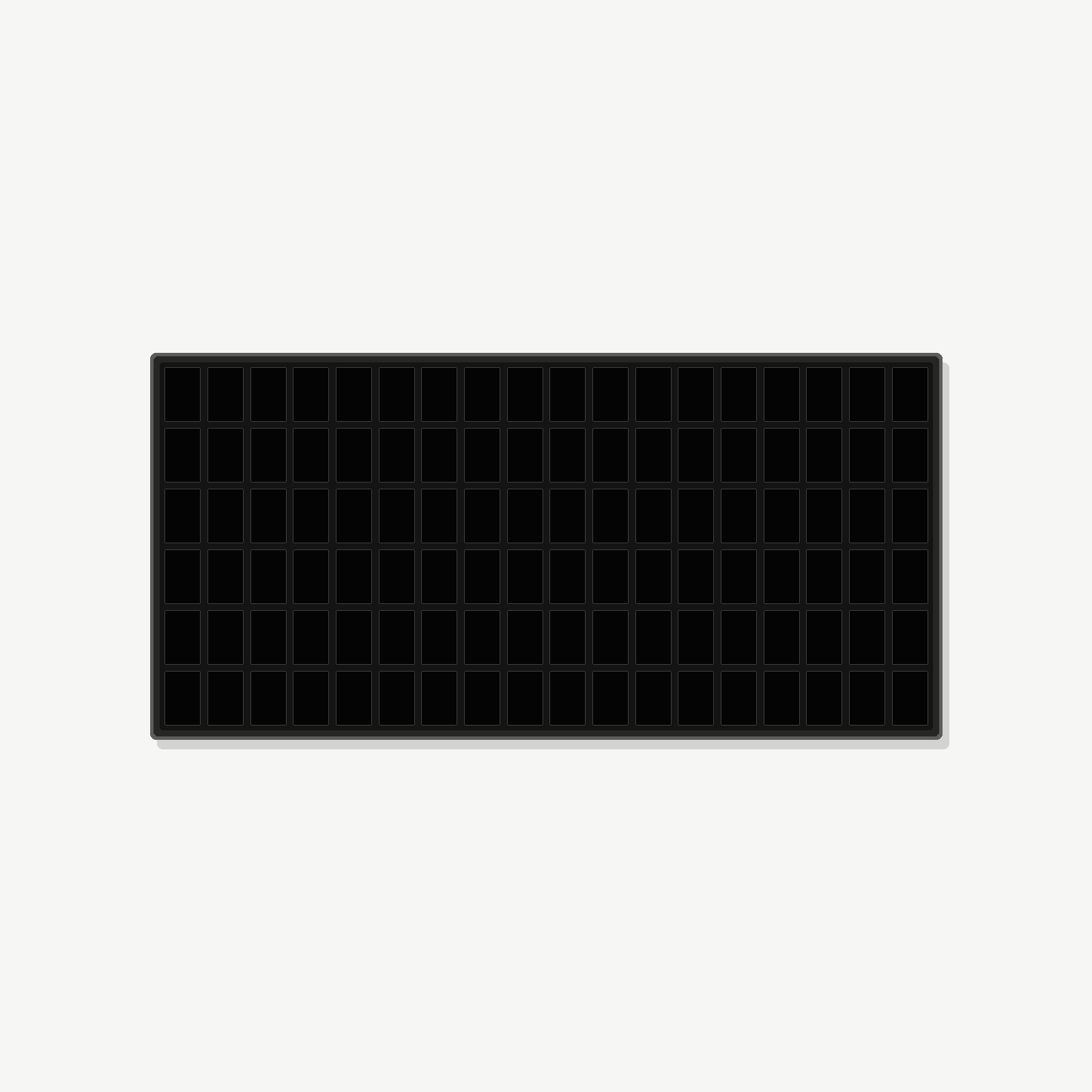 108 Grid (18×6) Aluminium Pokémon Trading Card Metal Wall Display Frame Case | PSA • CGC • BGS • One Touch | MTG • Yu-Gi-Oh • One Piece • Sports Cards - The Card Collective
