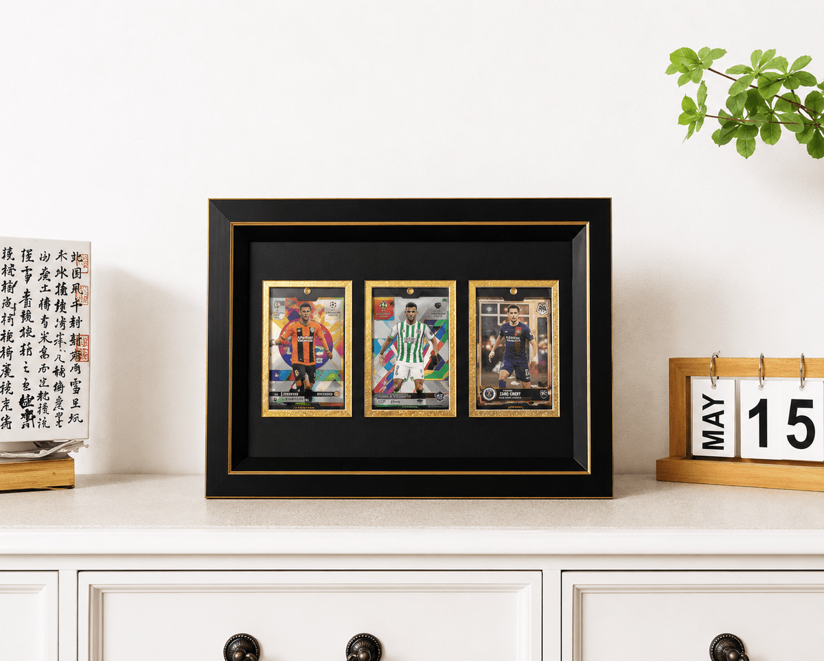 3 Grid OneTouch Magnetic Pokémon Trading Card Display Frame Case | MTG • Yu-Gi-Oh • One Piece • Sports Cards - The Card Collective