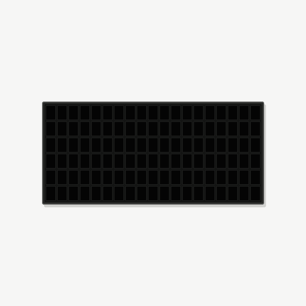 114 Grid (19×6) Aluminium Pokémon Trading Card Metal Wall Display Frame Case | PSA • CGC • BGS • One Touch | MTG • Yu-Gi-Oh • One Piece • Sports Cards - The Card Collective