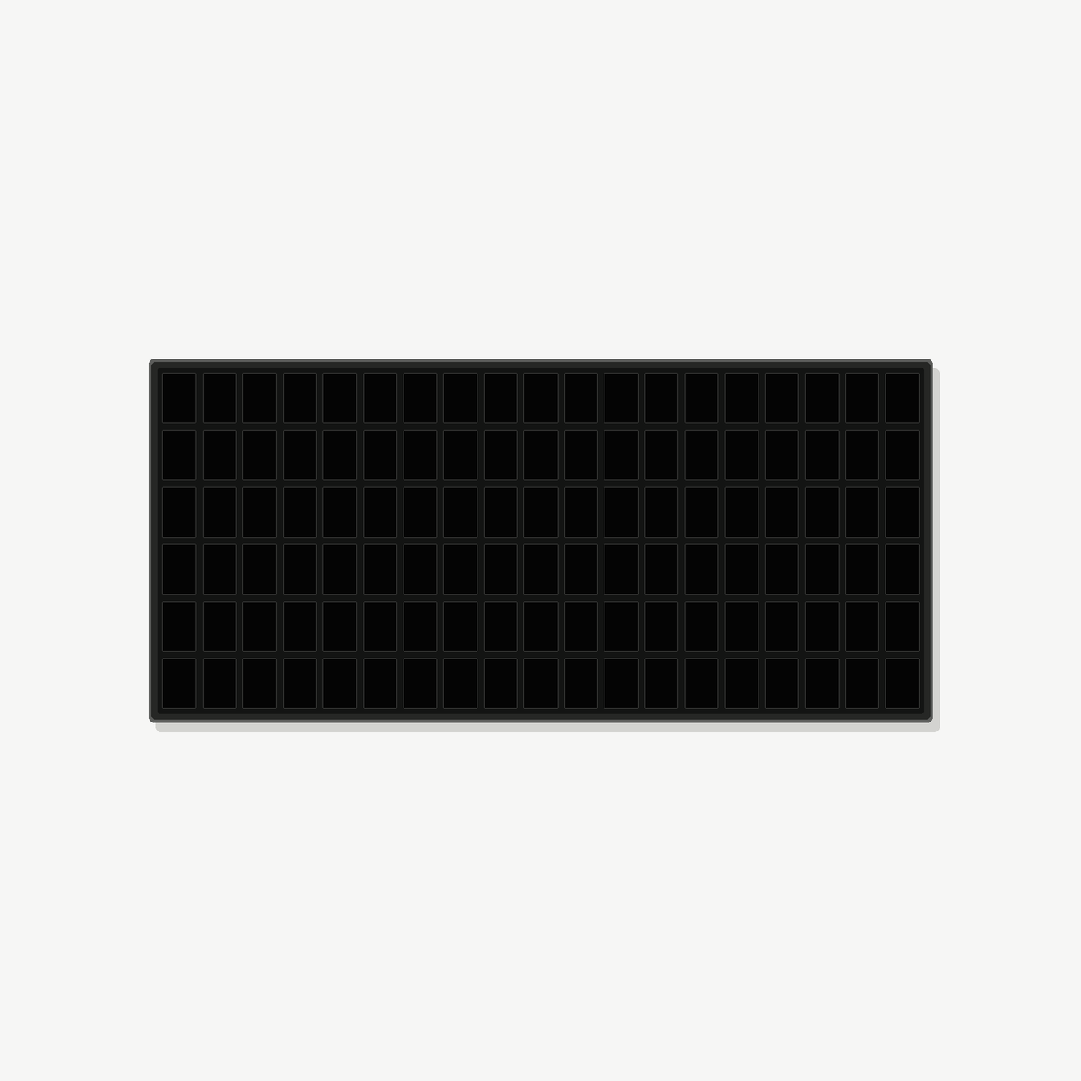 114 Grid (19×6) Aluminium Pokémon Trading Card Metal Wall Display Frame Case | PSA • CGC • BGS • One Touch | MTG • Yu-Gi-Oh • One Piece • Sports Cards - The Card Collective