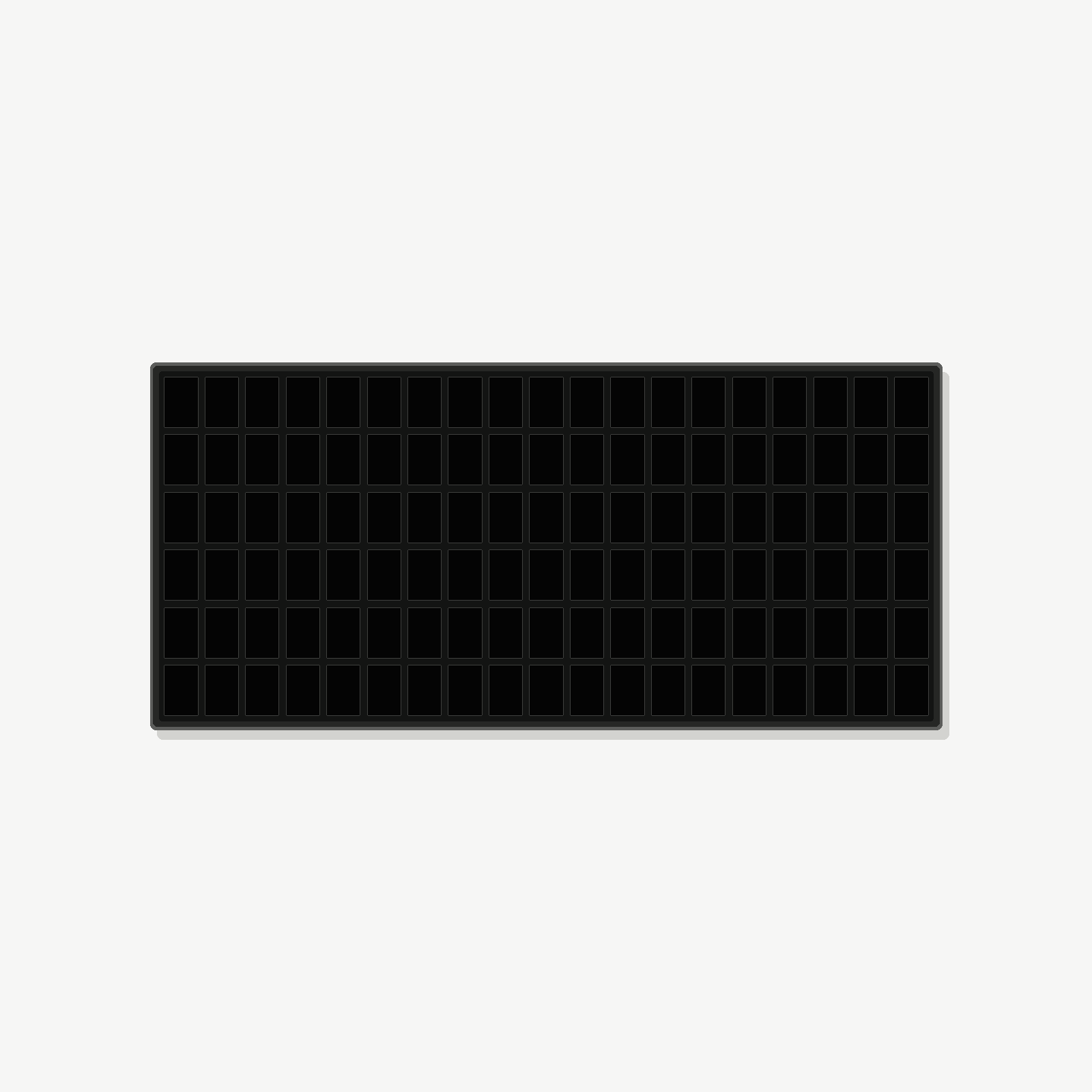 114 Grid (19×6) Aluminium Pokémon Trading Card Metal Wall Display Frame Case | PSA • CGC • BGS • One Touch | MTG • Yu-Gi-Oh • One Piece • Sports Cards - The Card Collective