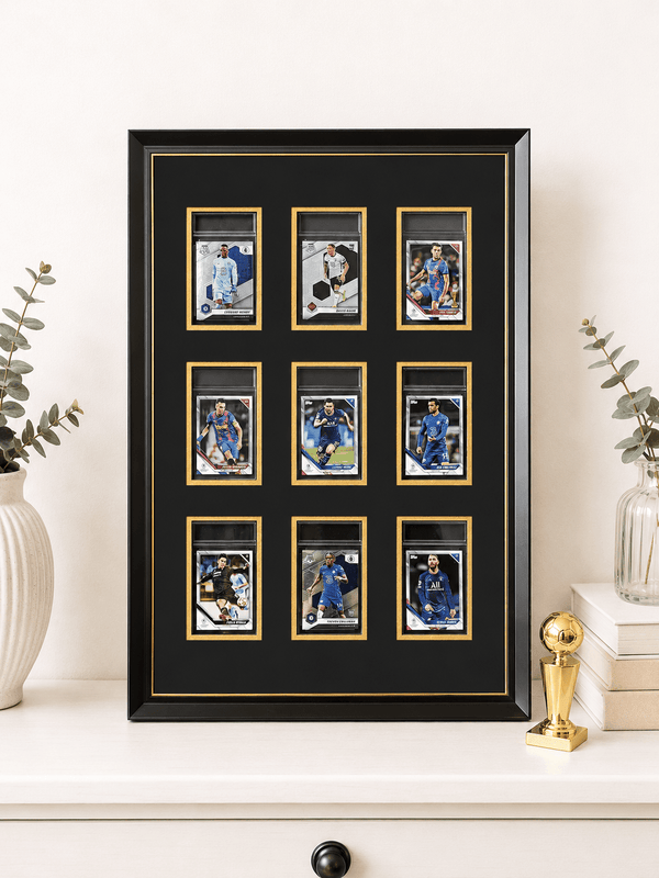 9 Grid PSA/CGC Pokémon Graded Slab Trading Card Wall Display Frame Case | MTG • Yu-Gi-Oh • One Piece • Sports Cards - The Card Collective