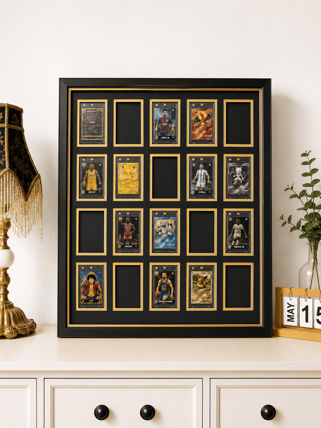 20 Grid OneTouch Magnetic Pokémon Trading Card Display Frame Case | MTG • Yu-Gi-Oh • One Piece • Sports Cards - The Card Collective