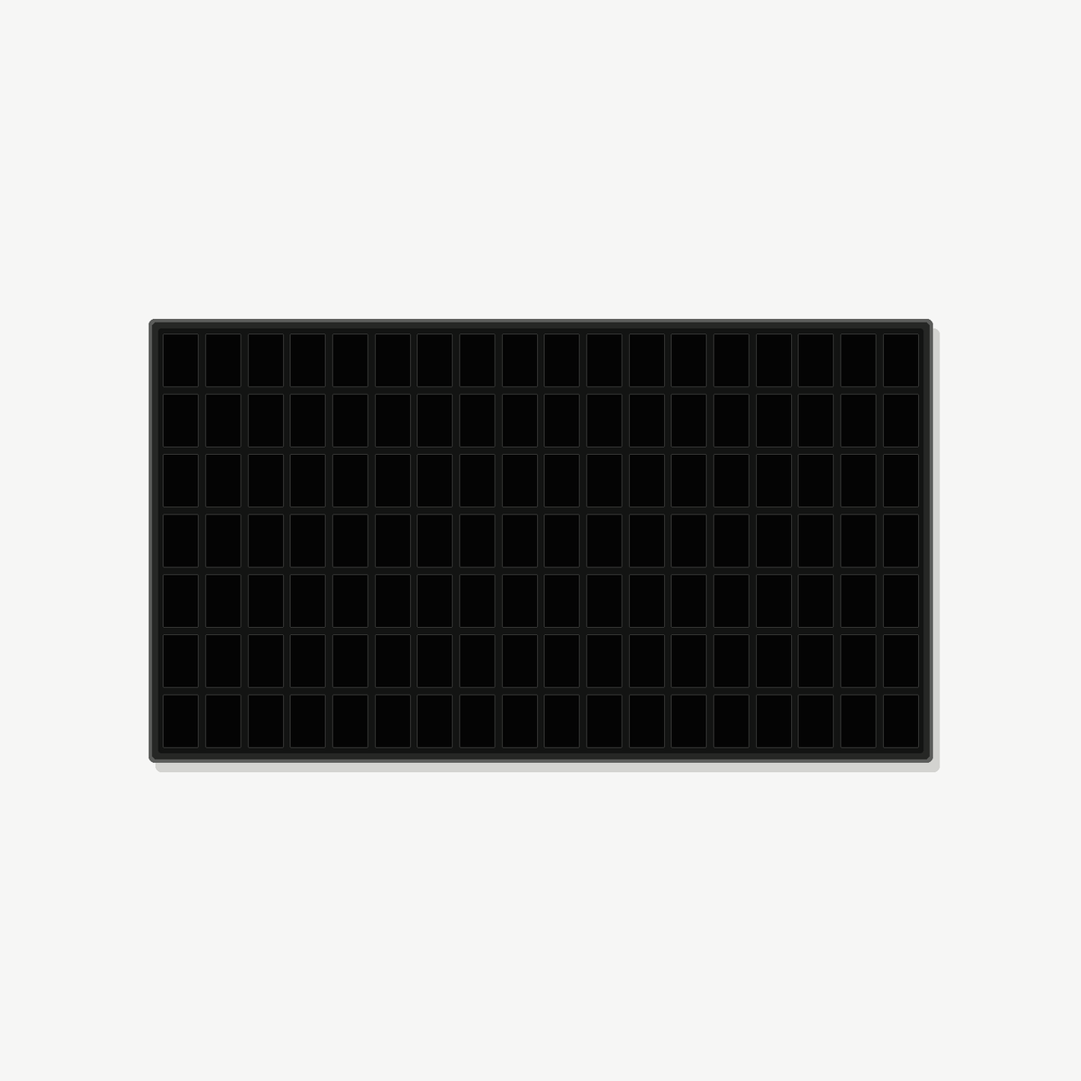 126 Grid (18×7) Aluminium Pokémon Trading Card Metal Wall Display Frame Case | PSA • CGC • BGS • One Touch | MTG • Yu-Gi-Oh • One Piece • Sports Cards - The Card Collective