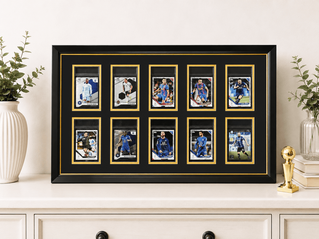10 Grid PSA/CGC Pokémon Graded Slab Trading Card Display Frame Case | MTG • Yu-Gi-Oh • One Piece • Sports Cards - The Card Collective