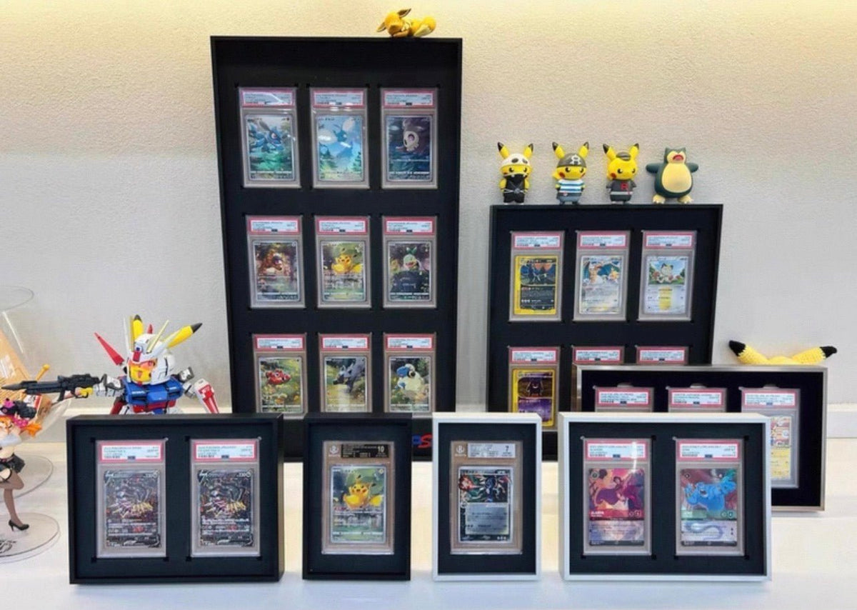 54 Aluminium Trading Card Display Frame Case | PSA, BGS & One Touch | Pokémon • MTG • Yu-Gi-Oh • One Piece • Sports Cards - The Card Collective