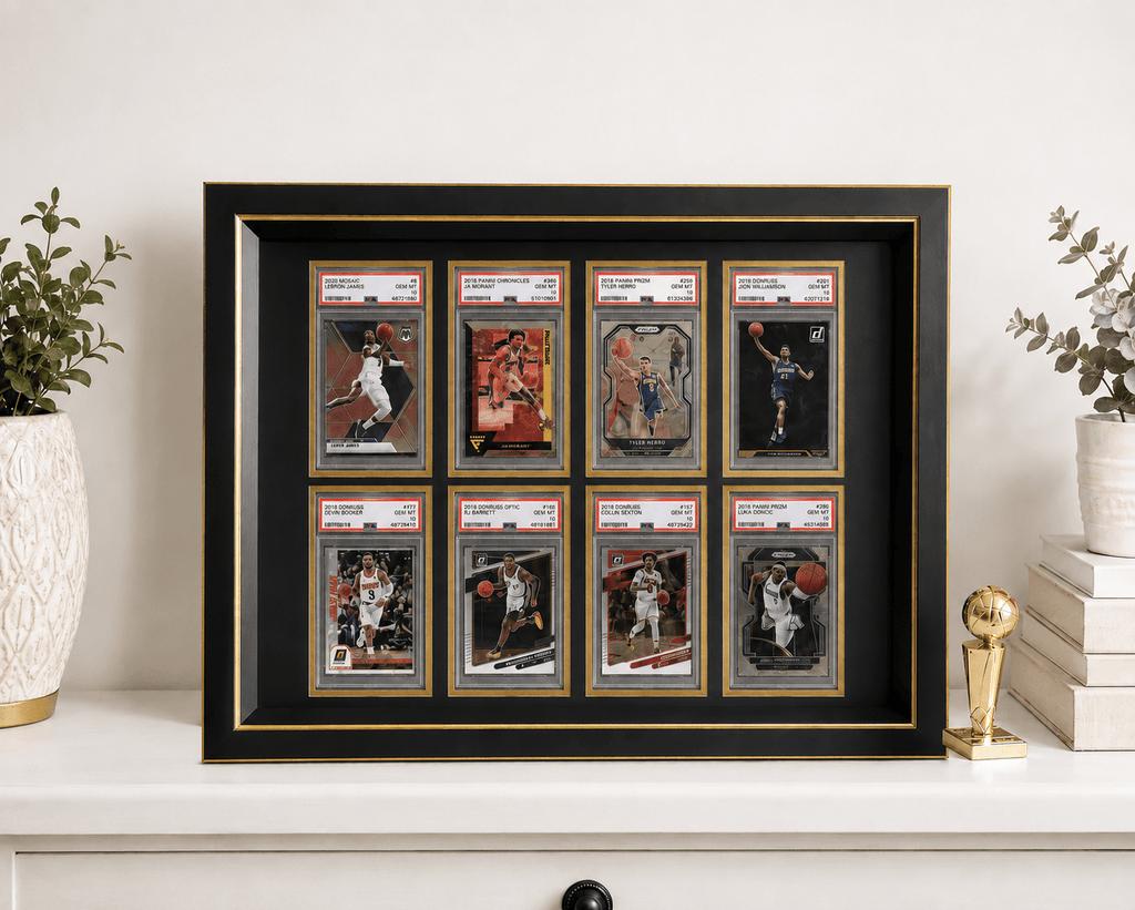 8 Grid PSA/CGC Pokémon Graded Slab Trading Card Display Frame Case | MTG • Yu-Gi-Oh • One Piece • Sports Cards - The Card Collective