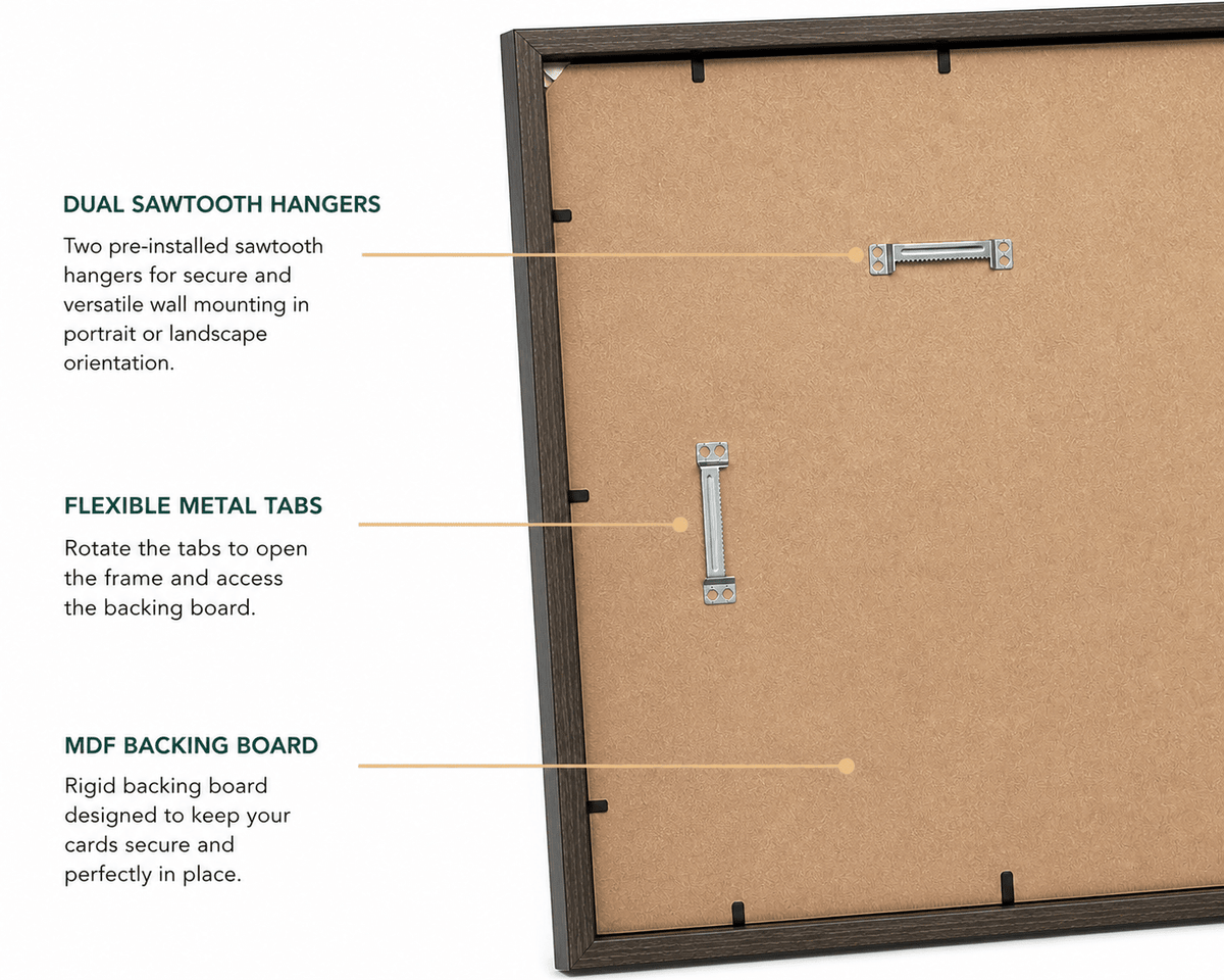 4 Grid OneTouch Magnetic Pokémon Trading Card Wall Display Frame Case | MTG • Yu-Gi-Oh • One Piece • Sports Cards - The Card Collective