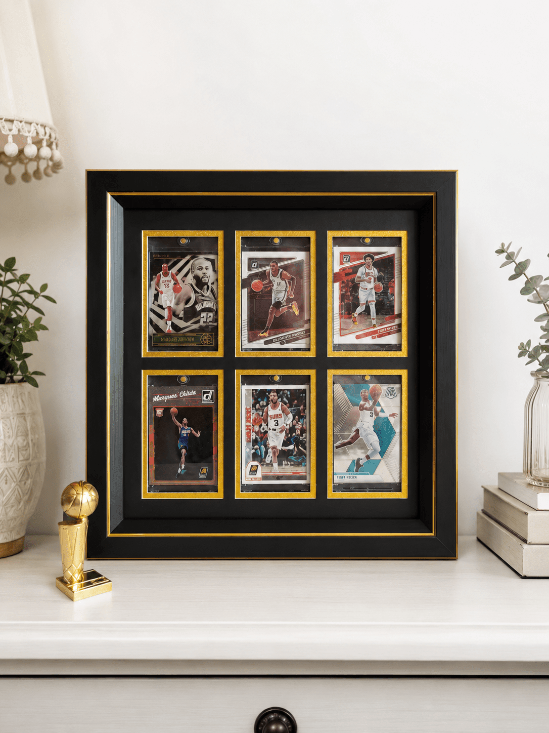 6 Grid OneTouch Magnetic Pokémon Trading Card Wall Display Frame Case | MTG • Yu-Gi-Oh • One Piece • Sports Cards - The Card Collective