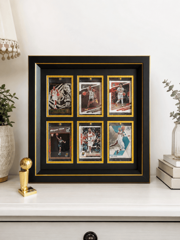 6 Grid OneTouch Magnetic Pokémon Trading Card Wall Display Frame Case | MTG • Yu-Gi-Oh • One Piece • Sports Cards - The Card Collective