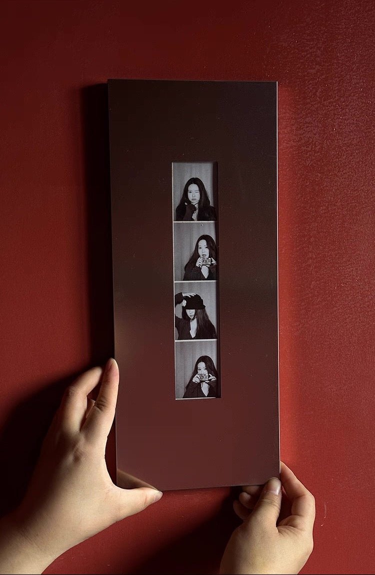Aluminium Photo Strip Display Frame | Custom Metal Frame for Photobooth Prints - The Card Collective