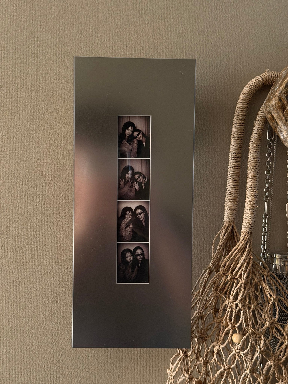Aluminium Photo Strip Display Frame | Custom Metal Frame for Photobooth Prints - The Card Collective