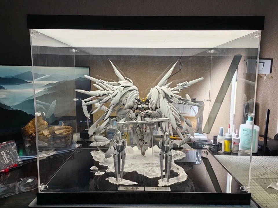 Acrylic Display Case | Premium Dual-LED Dustproof Display Box for LEGO, Statues, Models & Memorabilia - The Card Collective
