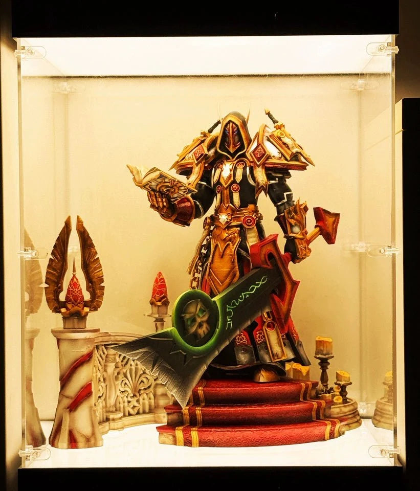Acrylic Display Case | Premium Dual-LED Dustproof Display Box for LEGO, Statues, Models & Memorabilia - The Card Collective