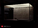 1/64 Rotating Acrylic Car Display Case Shelf | LED Display Box & Showroom Garage - The Card Collective