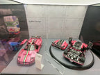 1/64 Rotating Acrylic Car Display Case Shelf | LED Display Box & Showroom Garage - The Card Collective