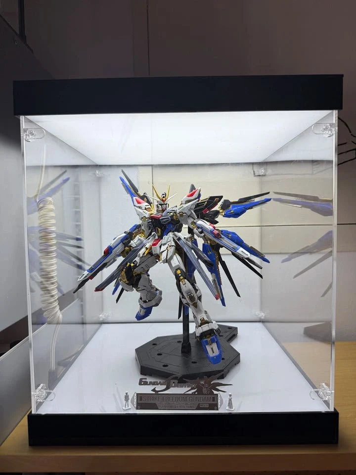 Acrylic Display Case | Premium Dual-LED Dustproof Display Box for LEGO, Statues, Models & Memorabilia - The Card Collective