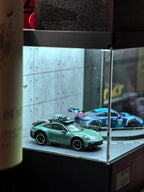 1/64 Rotating Acrylic Car Display Case Shelf | LED Display Box & Showroom Garage - The Card Collective