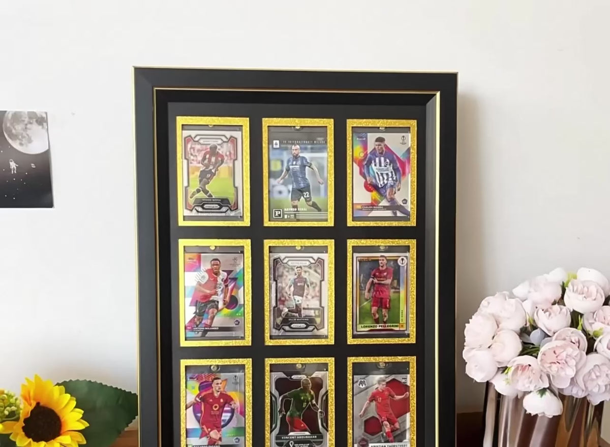21 Grid PSA/CGC Pokémon Graded Slab Trading Card Wall Display Frame Case | MTG • Yu-Gi-Oh • One Piece • Sports Cards