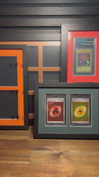 21 Grid PSA/CGC Pokémon Graded Slab Trading Card Wall Display Frame Case | MTG • Yu-Gi-Oh • One Piece • Sports Cards